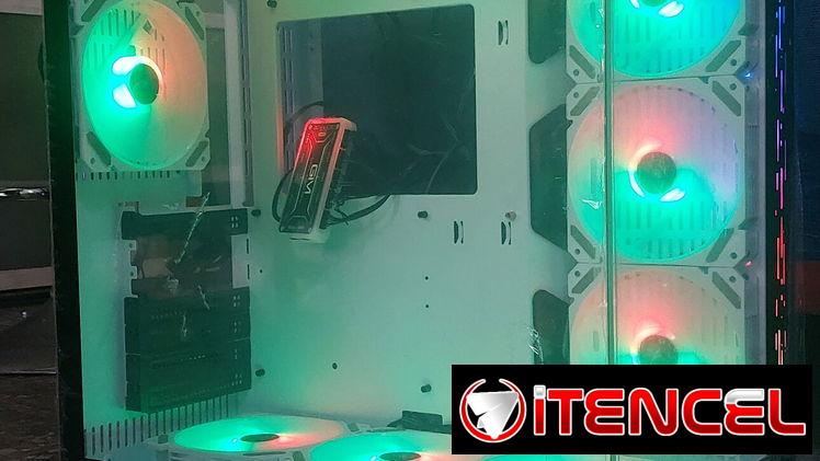 Chasis GYM GM1 tipo pecera con sus 10 fanes argb y controladora nuevo en caja-200usd
