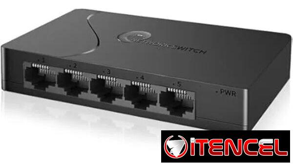Switch de 5 puertos a gb. Sellado en caja