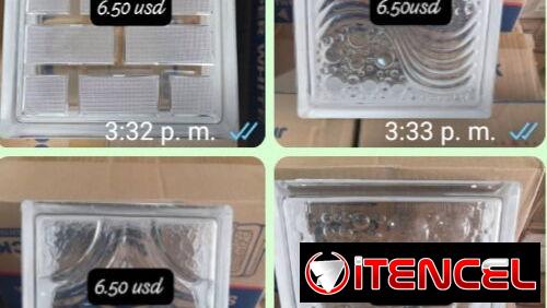 Bloques de cristal , juegos de baños , angulares de 40 x40 de 3 metros , de 3mm grosor entre otros