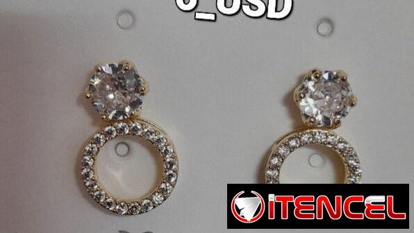 Finos Aretes _ Oro laminado