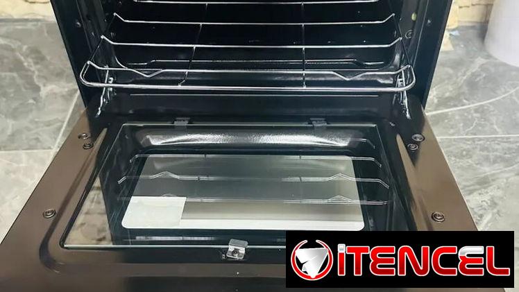 Cocina de gas con horno de 4 quemadores con magneto marca Milexus