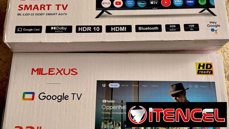 Smart tv de 32 pulgadas MILEXUS 🏷️ precio 150 USD con factura garantía y mensajería incluída en municipios céntricos de