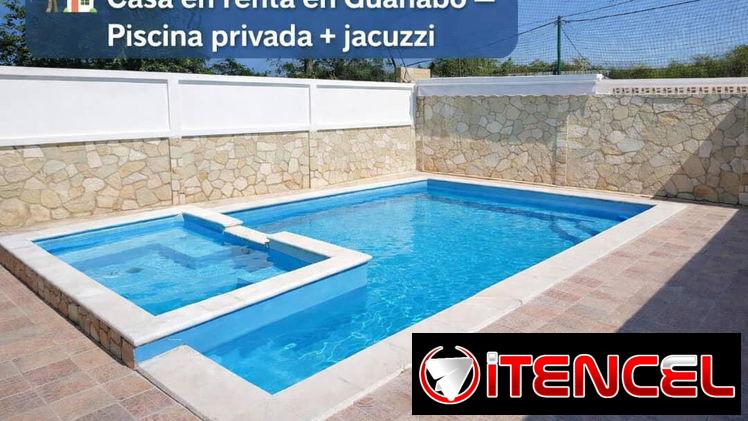COD.Z 🌊 CASA CON PISCINA EN GUANABO | 4 HABITACIONES | INTERNET 🌐