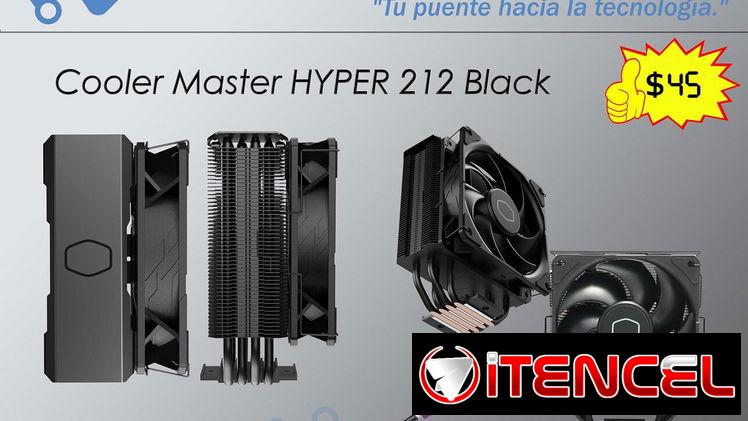 !!💻!! Enfriamiento por aire COOLER MASTER, modelo HYPER 212 Black !!💻!!
