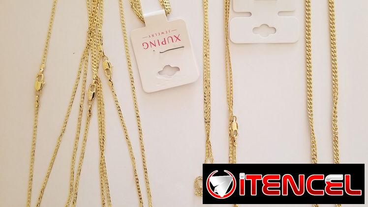 Cadenas laminadas en oro