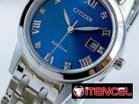 RELOJ CITIZEN ECODRIVE CLASICO ESFERA AZUL (FE1240-57L) DE MUJER , 29MM EN ACERO INOXIDABLE , A ESTRENAR 58049738