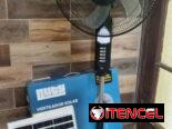Ventilador Recargable con Panel Solar