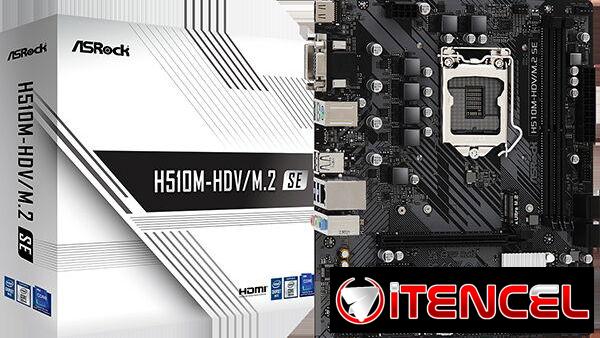 120usd ASROCK H 510HDV/M.2 10MA GEN trae para poner M2 nueva en su caja con garantia