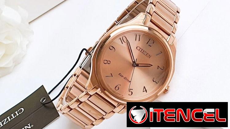 RELOJ CITIZEN ECODRIVE WEEKENDER (EM0758-58X) DE MUJER , NUEVO A ESTRENAR , 35MM EN ACERO INOXIDABLE ORO ROSA 58049738