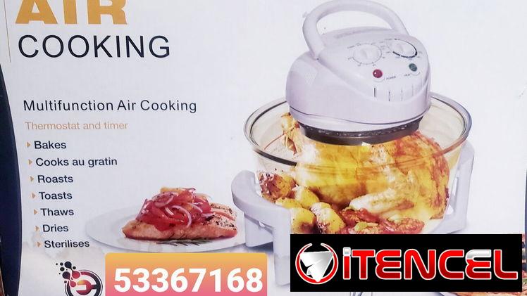Horno/Olla Multifunción (Hornea, Asa, Gratina, Freidora de aire, Esteriliza) 1000W 12L