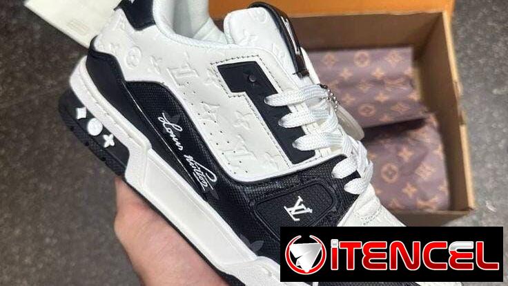 Louis Vuitton negra y blanca Calidad g5
