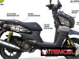 Moto de Combustión moto de combustible 150CC Treck trek ACORAZADA ESCOOTER SCOOTER