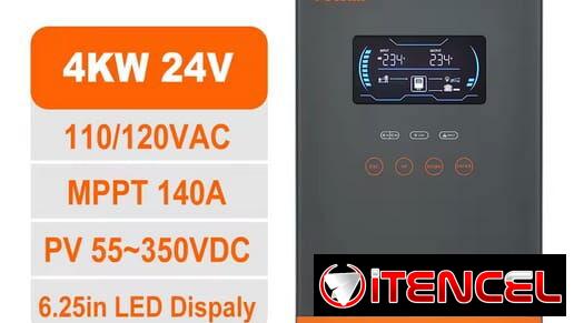 ☀️⚡ INVERSOR HÍBRIDO POWMR 4KW 24V EN VENTA ⚡☀️