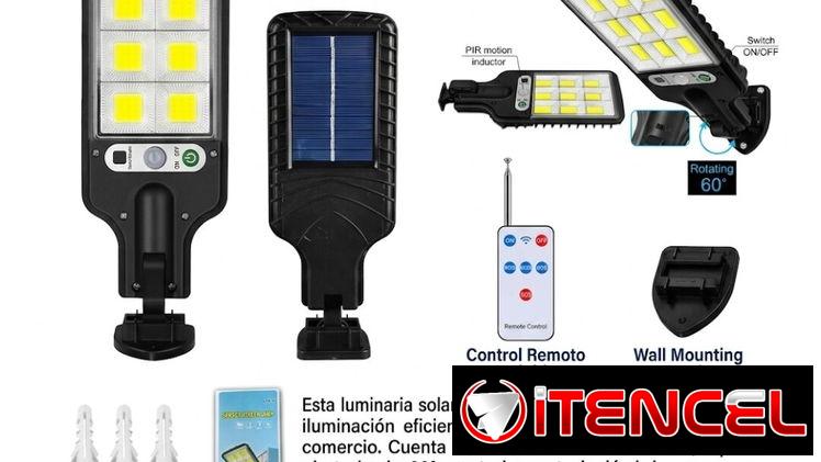 lampa con panel solar