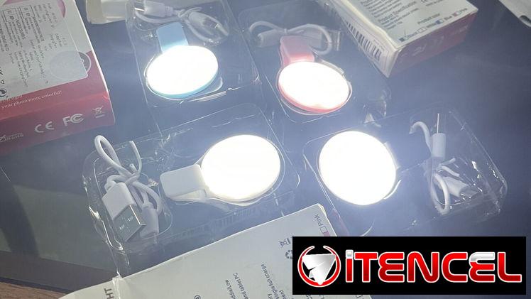 Aros de luz para que se tome selfies más nítida con su movil