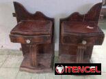 Vendo juego de muebles de Caoba. Años 40