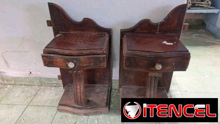Vendo juego de muebles de Caoba. Años 40