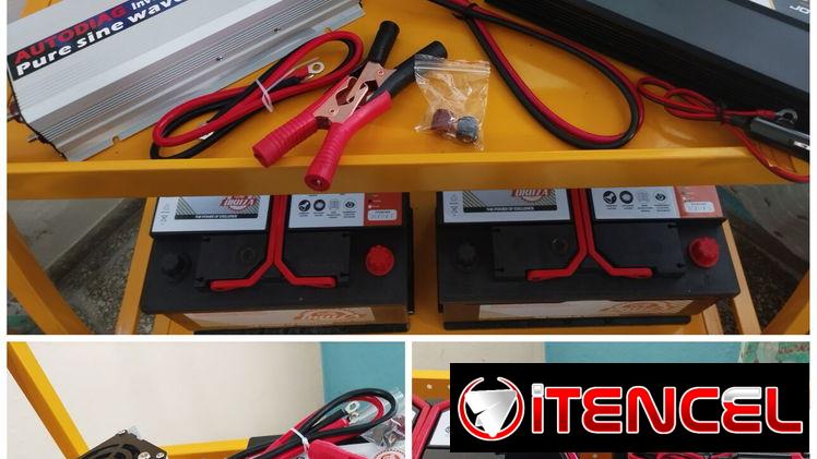 ⚡COMBOS DE INVERSORES 12 VOL DISPONIBLES⚡ Wa.me/+5354260323 🔵INVERSOR DE 2000 W CON: BATERIA OKUSA NUEVAS INVERSOR DE 2