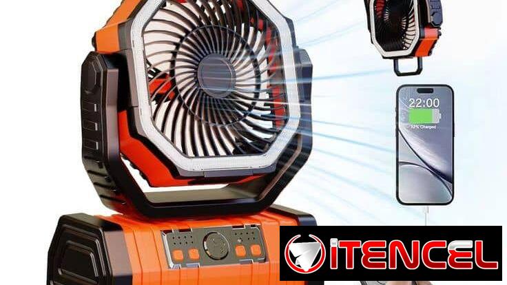 🍃Ventiladores recargables de mesa, pedestal y de pared