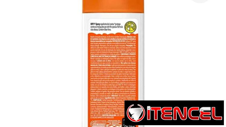 Repelente antimosquito marca OFF, durabilidad 4 horas.