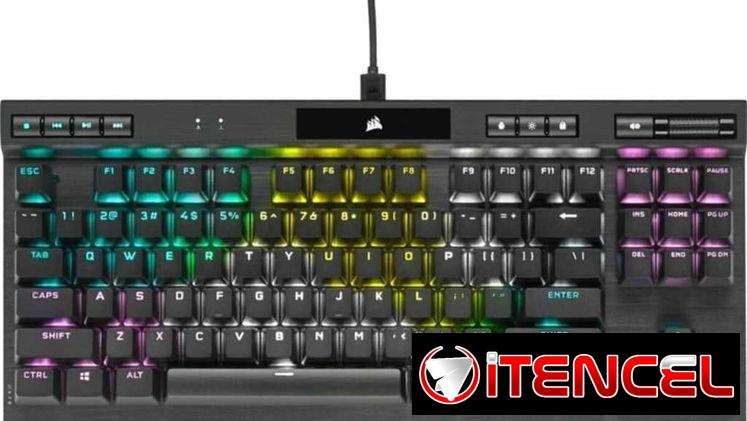 🎮 Teclado Corsair K70 RGB TKL 🎮 USB-C🔹80%🔹Aluminio🔹Mecánico🔹iCUE🔹NKRO🔹PBT keycaps🔹Tournament Mode 📦0km