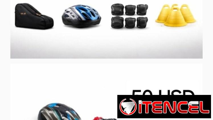 Conjunto de patines para niño