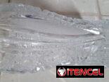 Bucaro de cristal de Bohemia, elegante tallado
