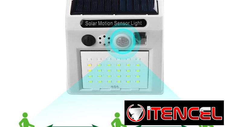 🍀 LUZ CON SENSOR DE MOVIMENTO 🍀 FUNCION ALARMA 🍀 SENSOR OSCURIDAD 🍀 5.887.23.60