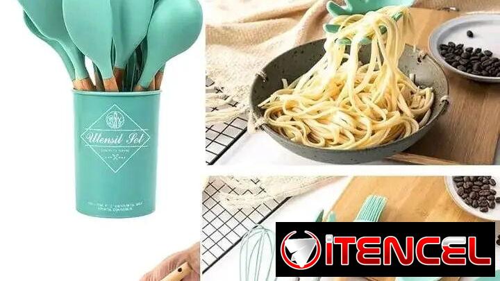 Utensilios de cocina antiadherente de silicona