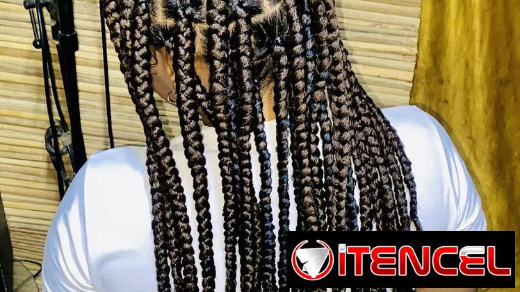 Aplicacion de trenzas africanas