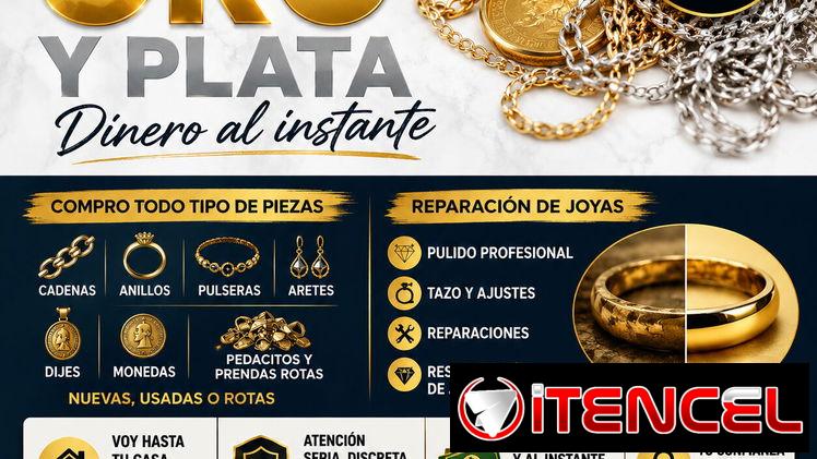 💰 COMPRO ORO Y PLATA EN LA HABANA 💰 🔧 También reparo todo tipo de prendas 🔧