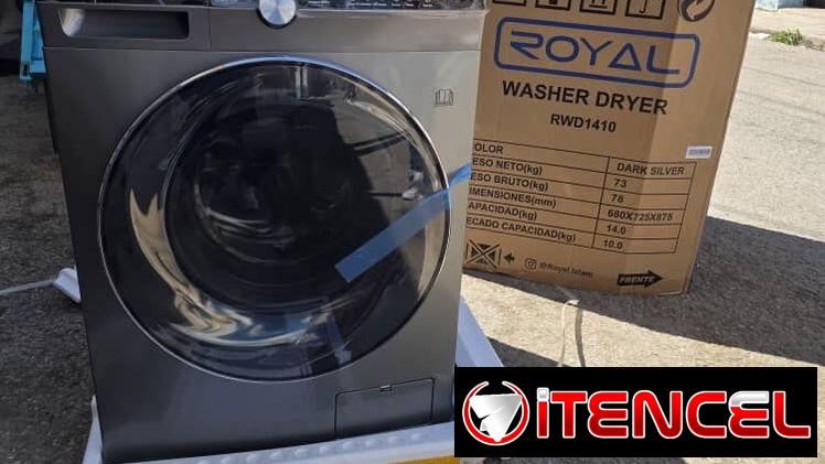 Lavadora secadora al vapor Royal 14Kg