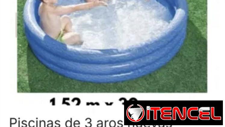 Piscina de 3 aros 1.52m x 30cm de alto nueva Bestway #52398072