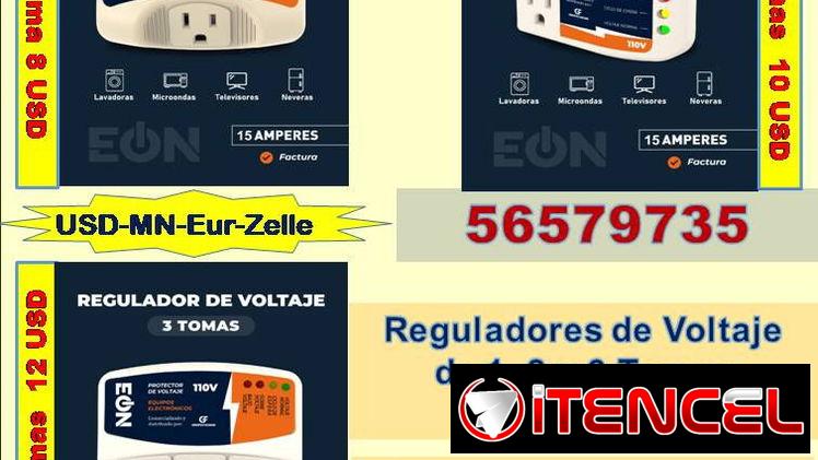 PROTECTORES DE LINEA- 110 Volt – 15 Amperes – 1-2-3 Tomas…TLF 56579735./(USD-MN-Eur-Zelle)/..Tpte (Costo Adicional)