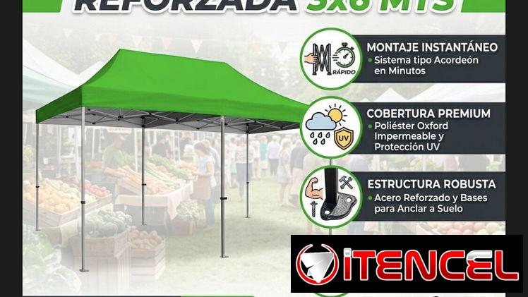 Carpas plegables de 3×3 y 3×6
