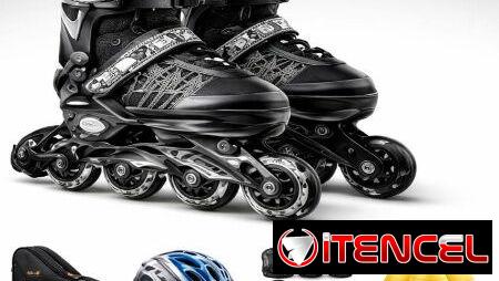 CONJUNTO DE PATINES PARA NIÑOS (Incluye casco, protecciones y mas) 53220916