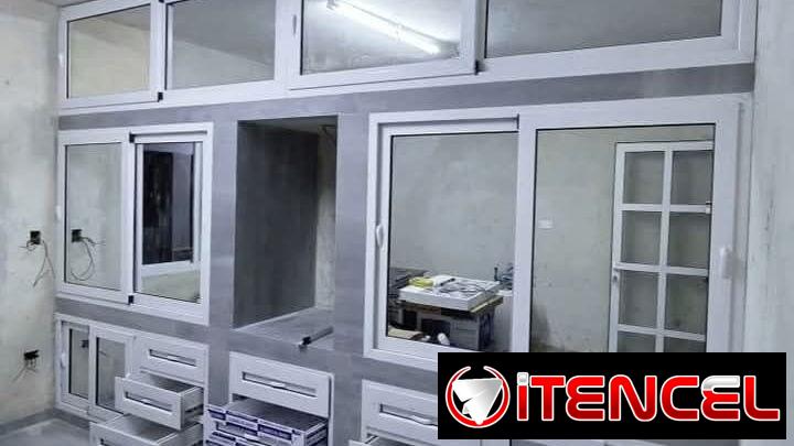 Clóset de marqueteria en aluminio