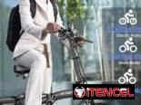 Bicicleta Eléctrica Plegable 14” 500W Pico 48V 12Ah 23MPH Compacta y Portátil