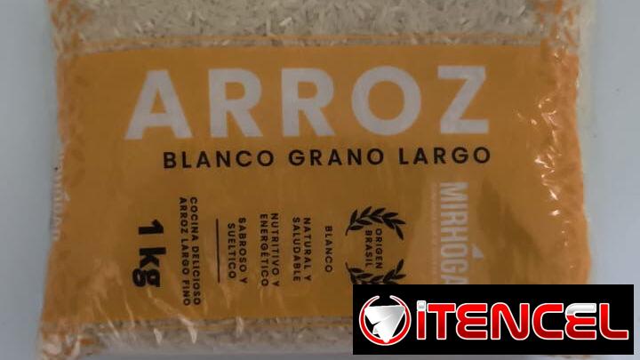 Arroz brasileño de 1kg mensajeria gratis