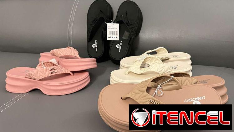 Chancletas plataformas de mujer