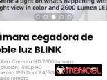Cámara cegadora de doble luz BLINK. / Acceso remoto