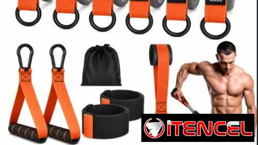 🔥KIT DE BANDAS DE RESISTENCIA CON ACCESORIOS