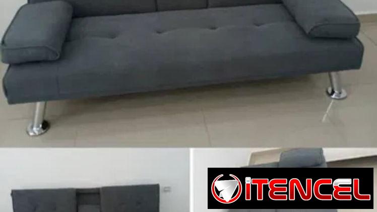Sofá cama gris inportado