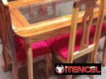 Comedores de madera barnizado ✅️