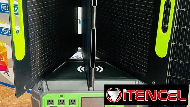 GENERADOR DE CORRIENTE PORTÁTIL CON PANEL SOLAR INCLUÍDO