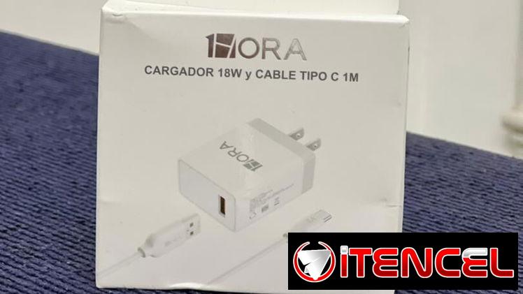 Cargador 18W + Cable tipo C• Nuevo en caja •{TecnoMax}