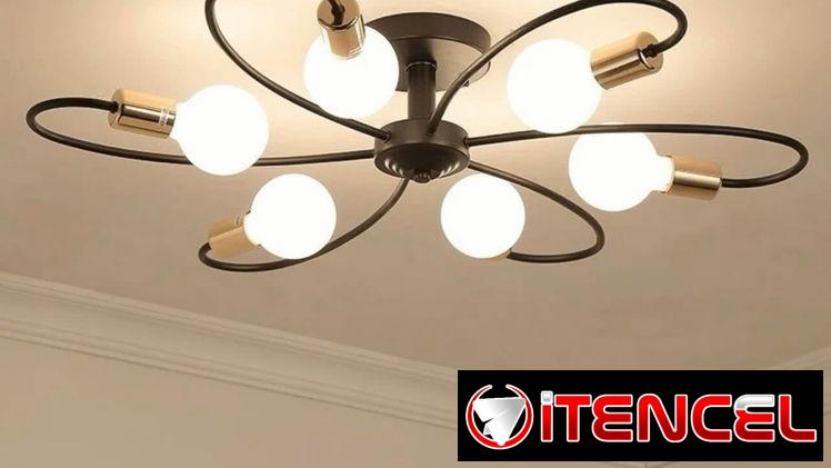 A-12 Lámpara De Techo Moderna vintage sputnik De 6 Luces 54321470 + modelos …