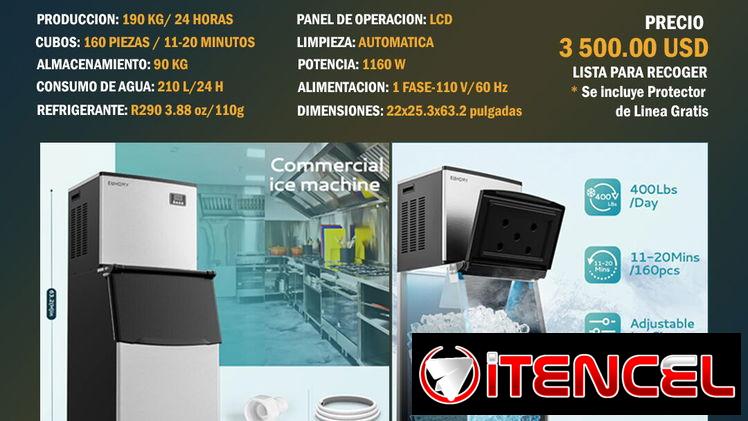 MÁQUINA de HIELO NUEVA en Su caja| Grupo electrógeno NUEVO | Todo disponible en CUBA