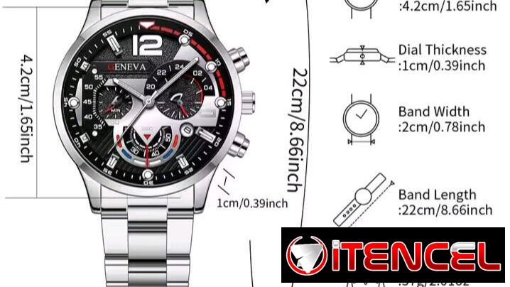 Reloj analógico de cuarzo