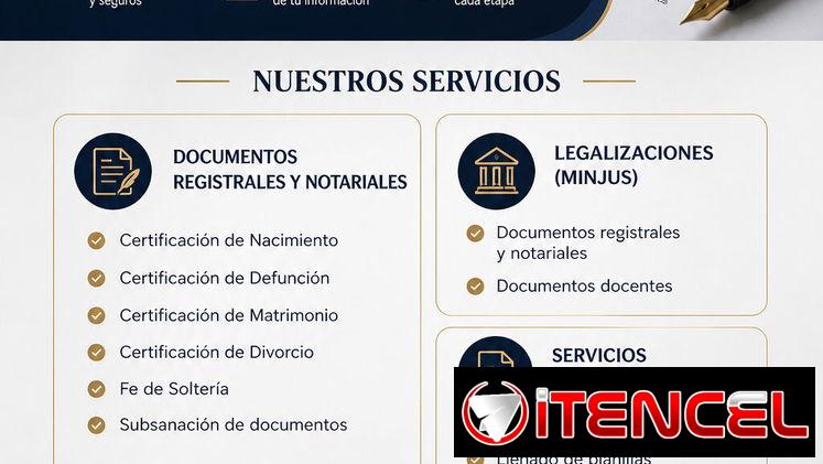 ‼️TODO EN TRÁMITES NOTARIALES Y REGISTRALES‼️